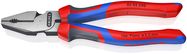 KNIPEX 02 02 200 High Leverage Combination Pliers with comfort handles black atramentized 200 mm