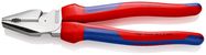 KNIPEX 02 05 225 High Leverage Combination Pliers with multi-component grips chrome-plated 225 mm