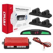 Parking assistant system LED COB 4 sensor black 19mm TRUCK, AMiO