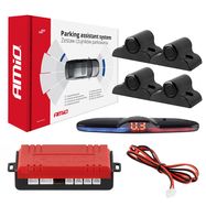 Parking assistant system MAX LED 4 sensor black 19mm TRUCK, AMiO