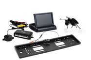 Parking assistant system TFT02 4,3" with HD-402-LED 4 sensors white, AMiO