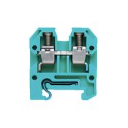 Feed-through terminal block, Screw connection, 4 mm², 400 V, 32 A, Number of connections: 2 Weidmuller