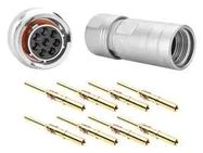 CIRCULAR CONNECTOR, PLUG, 8POS, CABLE