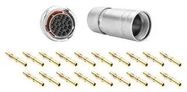 CIRCULAR CONNECTOR, PLUG, 19POS, CABLE