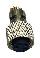 SENSOR CONN, M8, 4POS, RCPT, CABLE