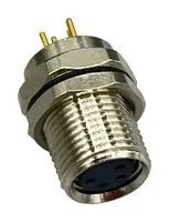 SENSOR CONN, M8, 4POS, RCPT, PANEL