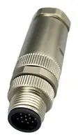 SENSOR CONN, M12, 17POS, PLUG, CABLE