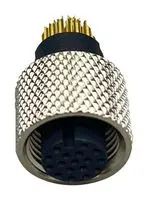 SENSOR CONN, M12, 17POS, RCPT, CABLE