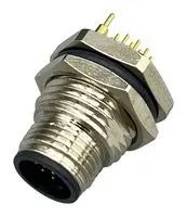 SENSOR CONN, M12, 17POS, PLUG, PANEL
