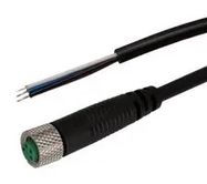 CBL ASSY, M8 4P RCPT-FREE END, 9.8 