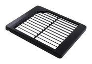 EXHAUST GRILL, 101.6MM, ABS, BLACK