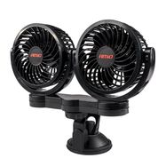 Car fan with suction 2x4" 12V, AMiO