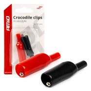 Krokodilinės jungtrys su apsauga 50mm 25A, 2vnt, AMiO