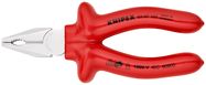 KNIPEX 03 07 160 Combination Pliers with dipped insulation, VDE-tested chrome-plated 160 mm