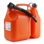 Plastic fuel can two-chamber 6L + 2,5L AMIO-03208, AMiO