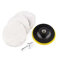 Wool Polishing Pads Set 5 pcs, AMiO