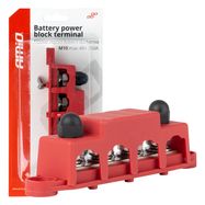 Ground distribution block plus bus bar M10 12V - 48V 250A AMIO-03812, AMiO