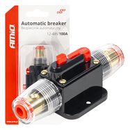 Automatic car fuse, circuit breaker 12-48V 100A AMIO-03821, AMiO