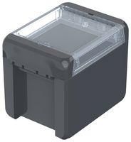 SMALL ENCLOSURE, POLYCARBONATE, GREY/CLR