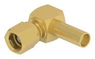RF COAX CONN, SMC R/A PLUG, 50 OHM/CABLE