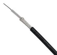 COAXIAL CABLE, RG223, 50 OHM, PE, PVC, BLACK, 100M 03AM6405