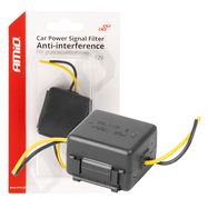 Car Power Signal Filter Anti-interference with glass fuse 12V AMIO-04099, AMiO