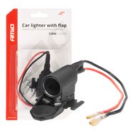 Lighter socket with flap 12/24V AMIO-04128, AMiO