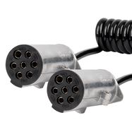 Spring cable TIR 2x 7 PIN type N 5m 24V AMIO-04379, AMiO