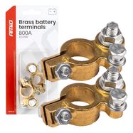Brass battery terminals 800AMP, 2 pcs. AMIO-04392, AMiO