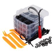 Car body clips and puller set 650 items. AMIO-04433, AMiO