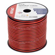 CCA speaker cable 2x1.5mm2 100m 7.5A AMIO-04459, AMiO