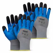 PE Latex 3/4 foamsafety gloves 4 pcs Size 10 (2 pairs), 3131X AMIO-04645, AMiO
