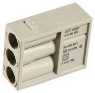 RECTANGULAR HAN MODULE, PLUG, 3 POSITION CRIMP