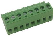 TERMINAL BLOCK, EUROSTYLE, 8 POSITION 24-12AWG