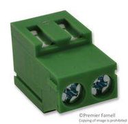 TERMINAL BLOCK EUROSTYLE, 2 POSITION, 24-12AWG