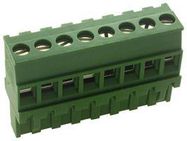 TERMINAL BLOCK PLUGGABLE, 8 POSITION, 24-12AWG