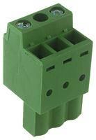 TERMINAL BLOCK PLUGGABLE, 3 POSITION, 24-14AWG