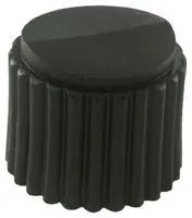 ROUND FLUTED CONTROL KNOB, 6.35MM