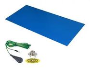 TABLE MAT, VINYL, 30" X 72", BLUE