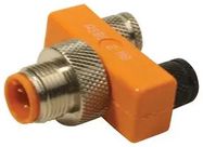 SPLITTER, M12 TO M8 CONNECTOR, 2PORT