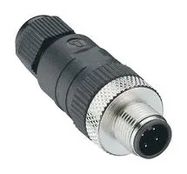 FIELD ATTACHABLE CONNECTOR, M12, FOR USE WITH SENSORS AND ACTUATORS, PRODUCT RANGE 05X9378