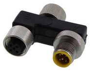 SPLITTER, M12 CONNECTOR, 2PORT