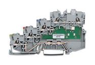 TERMINAL BLOCK, DIN RAIL, 10POS, 16AWG