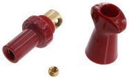 TEST PLUG, SOCKET-PLUG, 100A, RED