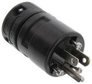 PWR ENTRY PLUG, NEMA 5-15P, 15A, 125V