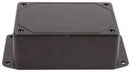 ENCLOSURE, UTILITY, PLASTIC, BLACK