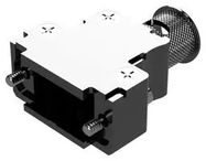D SUB BACKSHELL, 180DEG, SIZE DE, ALUM