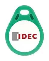 RFID TAG, KEY FOB, 13.56MHZ, GREEN