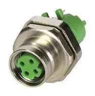 SENSOR CONN, M8, RCPT, 4POS, D-CODE, PCB