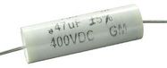 CAPACITOR POLYESTER FILM 0.47UF, 400V, 10%, AXIAL